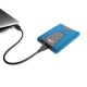 ADATA H650 - Biru - Hard Disk Eksternal USB3.0 Anti-Shock