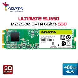 ADATA SU650NS Ultimate SSD Internal  M.2 2280 SATA - 480GB