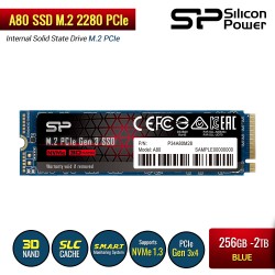 Silicon Power A80 SSD M.2 2280 PCIe Gen3x4 NVMe1.3 - 256GB-2TB