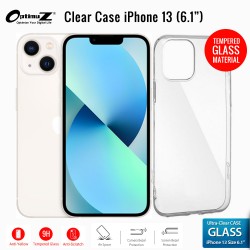 OptimuZ Case Transparan Tempered Glass iPhone 13