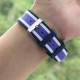 OptimuZ Sport Dual Tone Watch Band Strap Silicone for Apple Watch - 42mm Navy-purple-white