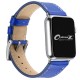 OptimuZ Premium Genuine Italy Leather Watch Band Strap for Apple Watch - 38mm Blue