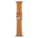 OptimuZ Premium Genuine Italy Leather Watch Band Strap for Apple Watch - 38mm Cokelat