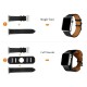 OptimuZ Premium Leather Cuff Bracelets Watch Band Strap for Apple Watch