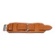 OptimuZ Premium Leather Cuff Bracelets Watch Band Strap for Apple Watch - 38mm Brown