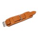 OptimuZ Premium Leather Cuff Bracelets Watch Band Strap for Apple Watch - 38mm Brown