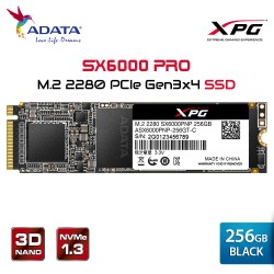 ADATA XPG SX6000 PRO 256GB - PCIe Gen3x4 M.2 2280 SSD - Solid State Drive