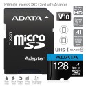 ADATA microSDXC UHS-I Class10 Premier + Adapter SD 128GB