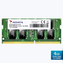 ADATA Premier DDR4 2666MHz SO-DIMM RAM 260-pin untuk Laptop – 4GB Hijau