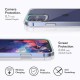 OptimuZ Case Transparan Tempered Glass iPhone 12 (6,1”)