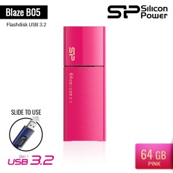 Silicon Power Blaze B05 Flashdisk USB3.2 64GB Pink