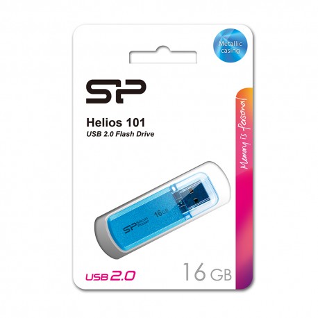 Silicon Power Helios 101 Flashdisk USB2.0 - 16GB Blue