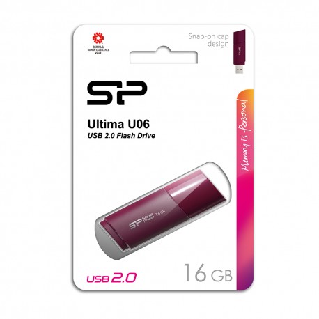 Silicon Power Ultima U06 Flashdisk USB2 - 64GB Purple
