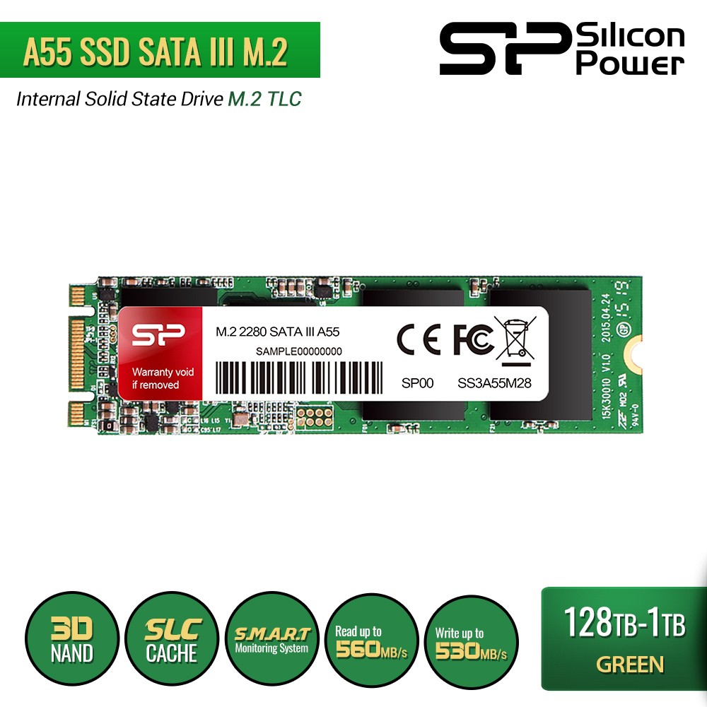Hard Drive Silicon Power 1tb A55 Silicon Power A55 SSD 2280 SATA
