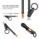 DAUSEN Silicon Kabel Data & Charger Key-Ring Rubber - USB Type-C