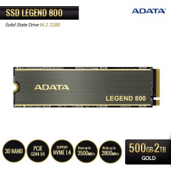 ADATA LEGEND 800 SSD PCIe Gen4x4 M.2 2280 - 500GB/1TB/2TB