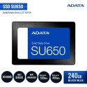 ADATA SU650 - SSD Internal 3D NAND 2.5” SATA III - 240GB